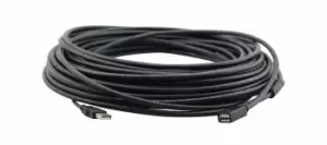 Kramer Electronics CA-UAM/UAF-25 USB cable 7.6 m USB 2.0 USB A Black