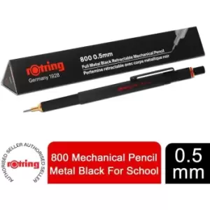 800 Mechanical Pencil Metal Black 0.5mm For School - Rotring