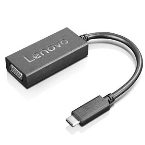 Lenovo 4X90M42956 USB-C to VGA Black Adaptor Cable