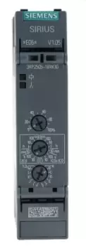 Siemens DPDT Multi Function Timer Relay, Multi Function, 12 240V ac/dc 1 s 100h