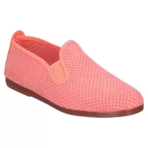 Flossy Womens/Ladies Pulga Slip On Shoe (5.5 UK) (Coral)