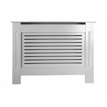 Jack Stonehouse - Horizontal Grill French Grey Painted Radiator Cover - Small - Grey