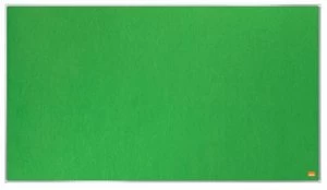 Nobo Impression Pro Widescreen Green Felt Board 890x500mm