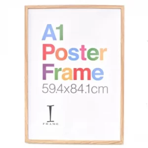 iFrame Wood Finish Poster Frame A1