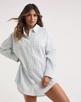 Boux Avenue Woven Stripe Nightshirt