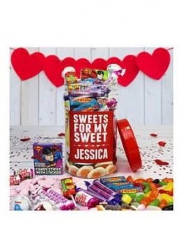 Personalised Sweets for my Sweets Retro Sweet Jar, One Colour, Women