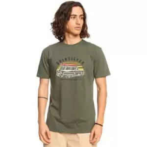 Quiksilver Soft Road T Shirt Mens - Green