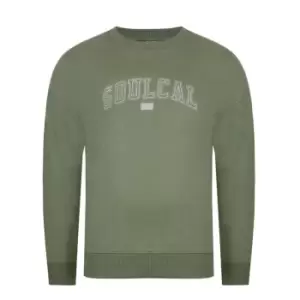 SoulCal Graphic Crew Sweater Mens - Green