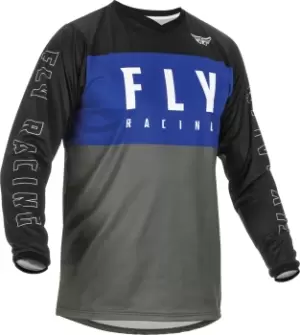 FLY Racing F-16 Jersey Blue Grey Black M