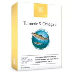 Healthspan Turmeric & Omega 3 30 Capsules