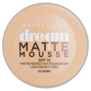 Maybelline Dream Matte Mousse Foundation 10 Ivory 10ml Nude