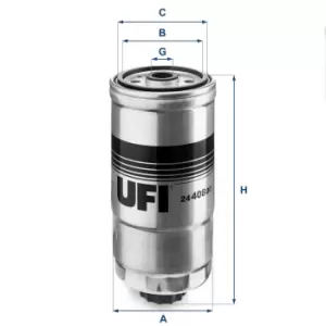 UFI 24.408.00 Fuel Filter