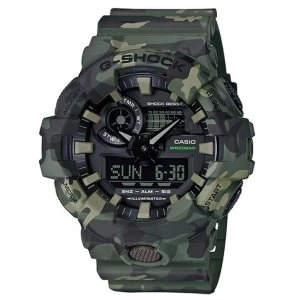 Casio G-SHOCK Standard Analog-Digital Watch GA-700CM-3A - Khaki Camouflage