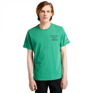 Moto Guzzi X Timberland T-Shirt For Men In Green Green, Size M