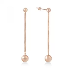 Ladies Radley Rose Gold Plated Sterling Silver Bliss Crescent Earrings