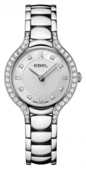 EBEL Womens Beluga Stainless Steel Bracelet Mother Of Watch