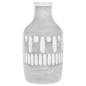 Inca Grey Bottle Vase Small