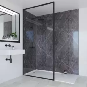 Multipanel Linda Barker Bathroom Wall Panel Hydrolock 2400 X 900mm Ferro Grafite