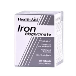 HealthAid Iron Bisglycinate (Iron with Vitamin C) Tablets 30's