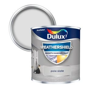 Dulux Weathershield Pale Slate Smooth Masonry Paint 250ml