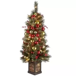 4ft Dakota Pine Pre-lit Christmas Tree Green
