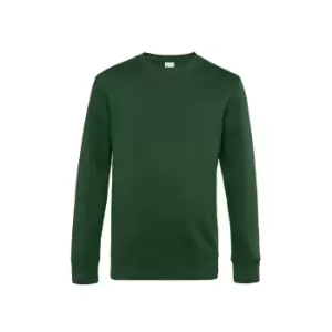 B&C Mens King Crew Neck Sweater (L) (Bottle Green)