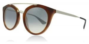 Prada Cinema Sunglasses Striped Light Brown USE5R0 52mm