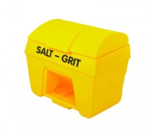 Salt/grit Bin W/ Hopper Feed 200l Ylw