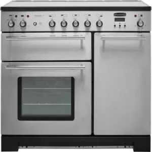 Rangemaster Toledo + TOLP90EISS/C 90cm Electric Range Cooker with Induction Hob - Stainless Steel - A/A Rated