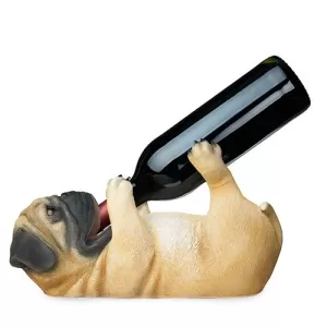 Pug Dog Wine Holder