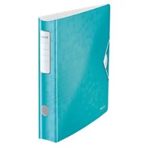Leitz 180° Active WOW Lever Arch File A4 50 mm Ice Blue Pack of 5