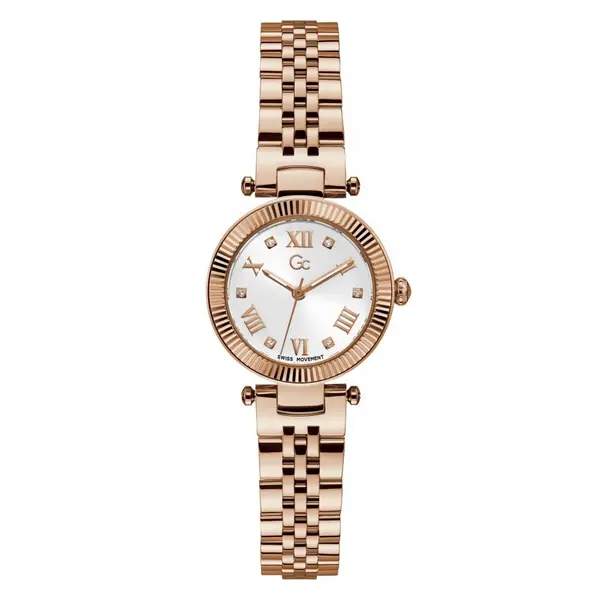 Gc Watches Ladies Flair Rose Gold Watch Z02002L1MF