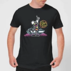 Danger Mouse 80's Neon Mens T-Shirt - Black - XL