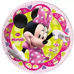Minnie Bow Paper Plates Party Accessory
