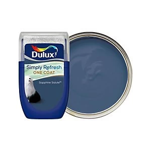 Dulux Simply Refresh One Coat Sapphire Salute Matt Emulsion Paint 30ml