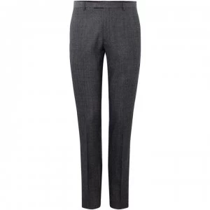 Kenneth Cole Vancouver Knitted Texture Suit Trousers - Charcoal