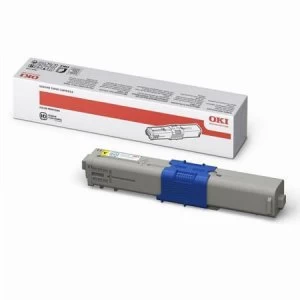 OKI 44469722 Yellow Laser Toner Ink Cartridge