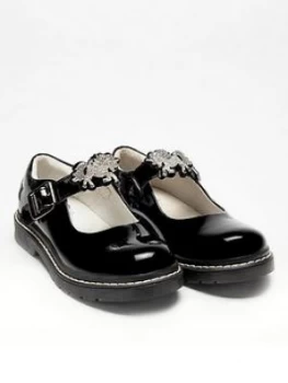 Lelli Kelly Girls Miss LK Bessie Unicorn School Shoes - Black Patent, Size 4 Older