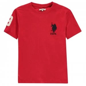 US Polo Assn Logo T Shirt - Red