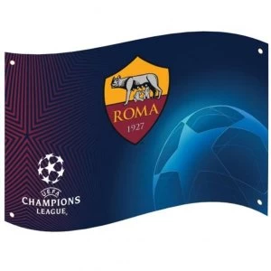 AS Roma Champions League Flag