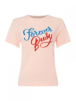 Ban.do Forever Busy Classic Pink T Shirt Light Pink