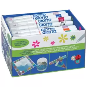 Giotto 524600 Decor Multisurface Art Markers Materials Box of 48
