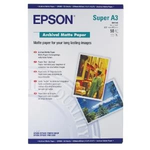Epson A3 Archival Matte Paper 50 Sheets 192gsm
