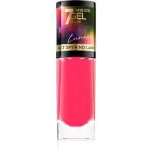 Eveline Cosmetics 7 Days Gel Laque Neon Lunacy Neon Glow Nail Polish Shade 82 8 ml