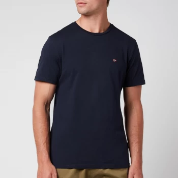 Napapijri Mens Salis Crewneck T-Shirt - Blu Marine - S