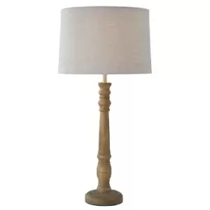 Village At Home Wooden Chester Table Lamp