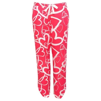 Cyberjammies Mallory Heart Pyjama Pants - Pink Heart