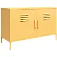 Novogratz Storage Cabinet 4012814COMNUK Yellow 1,000 (W) x 400.1 (D) x 640 (H) mm