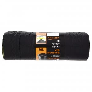Polylina Large Bin Bags - Pack of 30