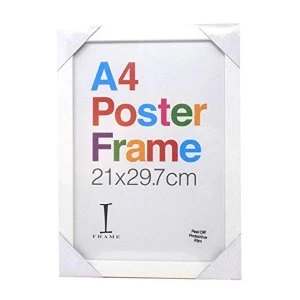 A4 - iFrame Perspex White Poster Frame
